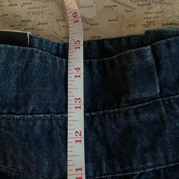 🆕Who What Wear Crop Wide Leg High Rise Denim Pants Size 6 New - Picture 11 of 13